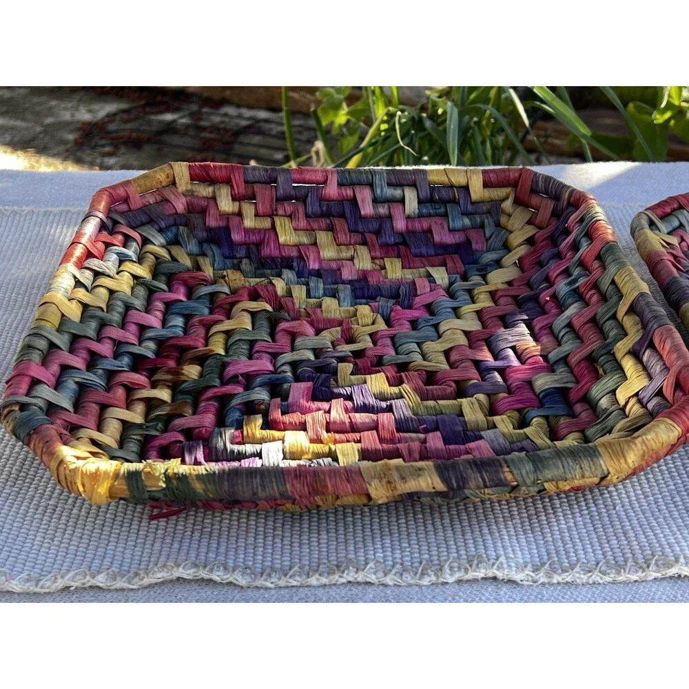 Artisan vintage handwoven
